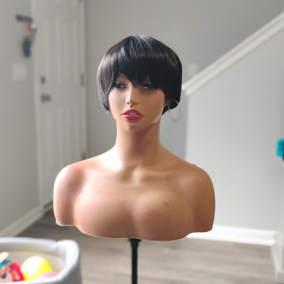Other - Women Hair Short Black Pixie Wig - Unbranded